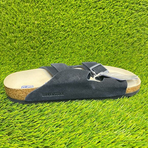 Birkenstock Arizona Mens Size 8 Blue Beach Walking Casual Suede Slide Sandals main image 6